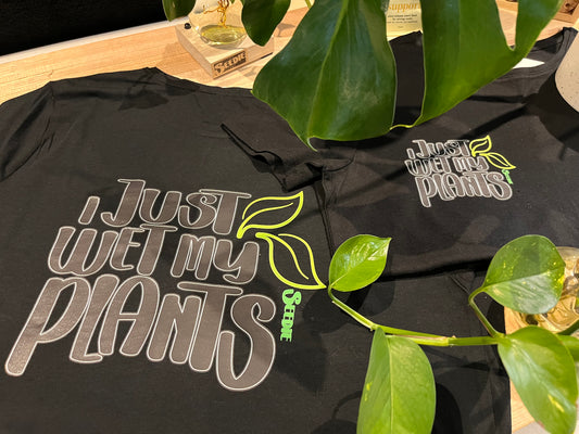 "I Just Wet My Plants" 💦🌱- Men's and Ladies Crewneck T-shirt